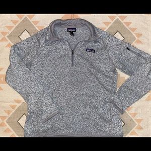 Gray Patagonia Fleece Pullover